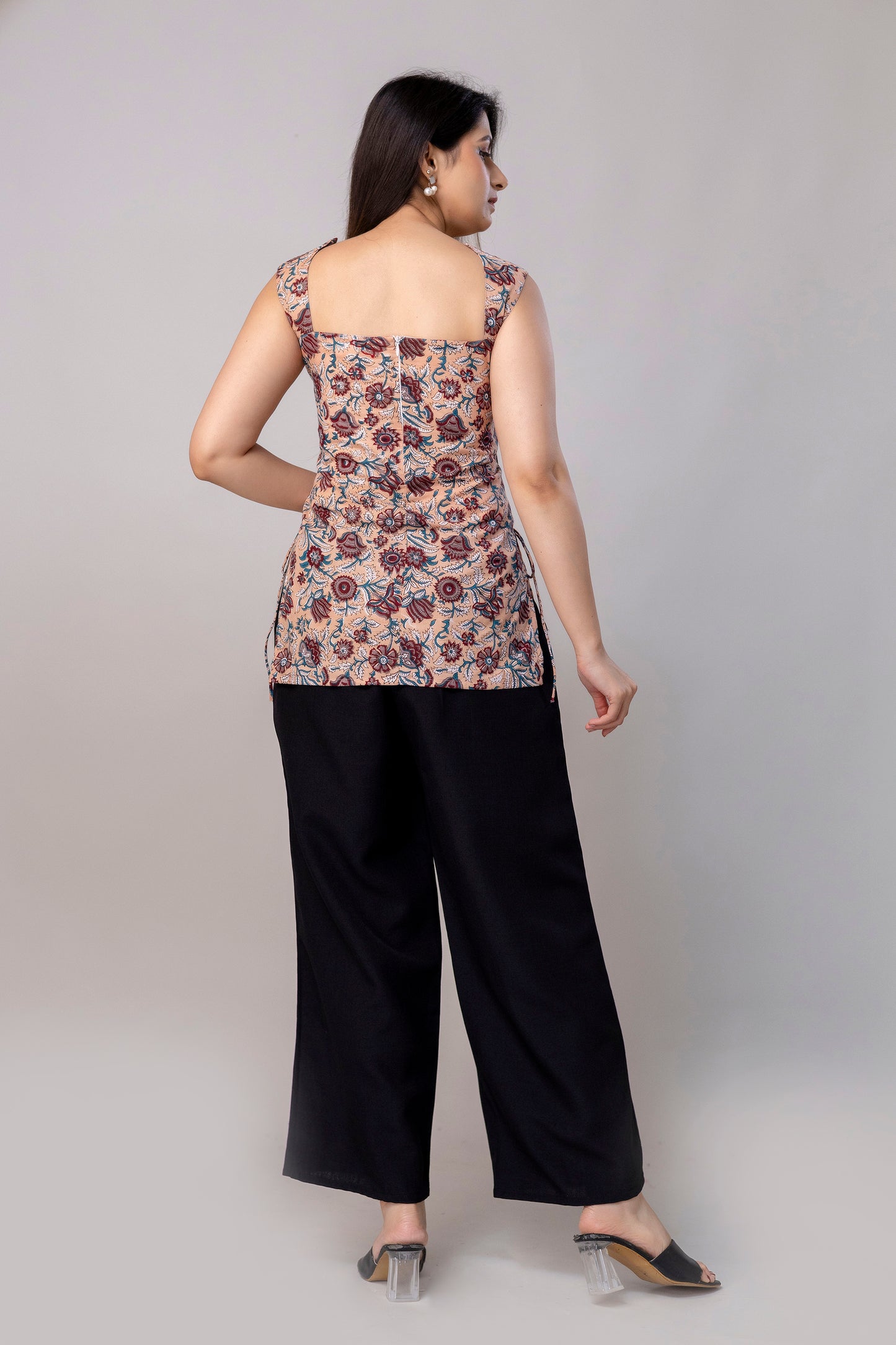 Flawervelly – Side cord kurtis