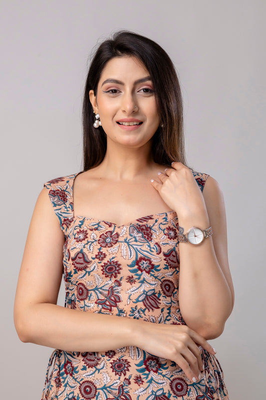 Flawervelly – Side cord kurtis