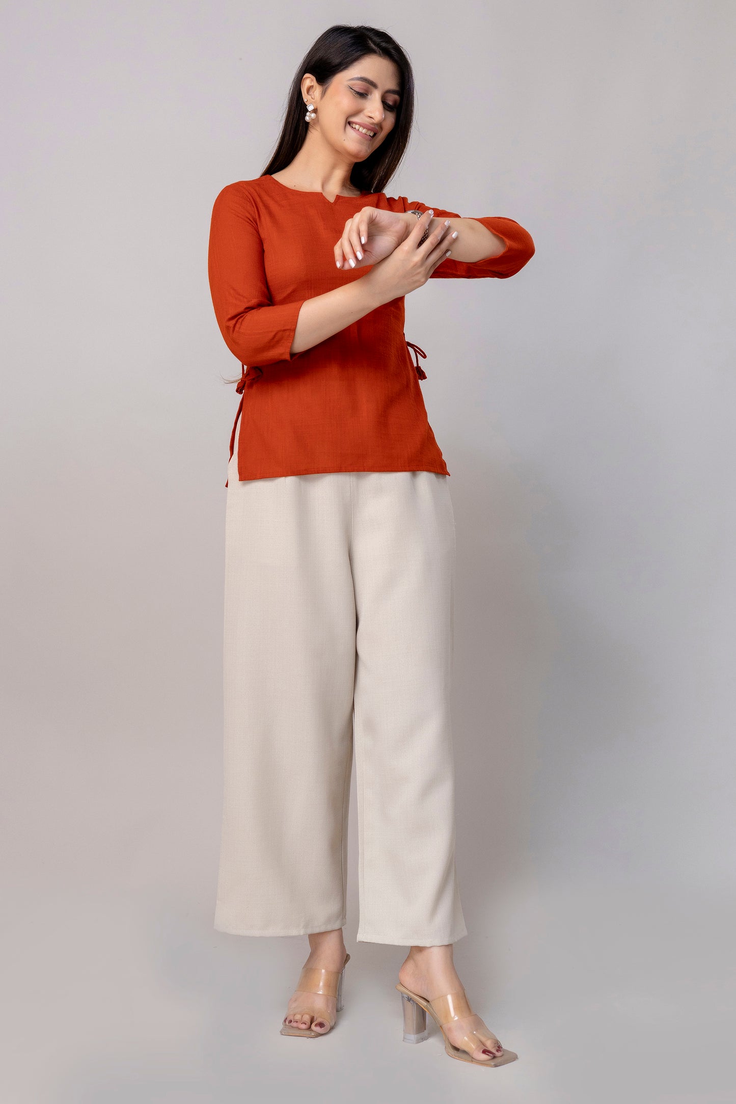 Short Kurta with Adjustable waist