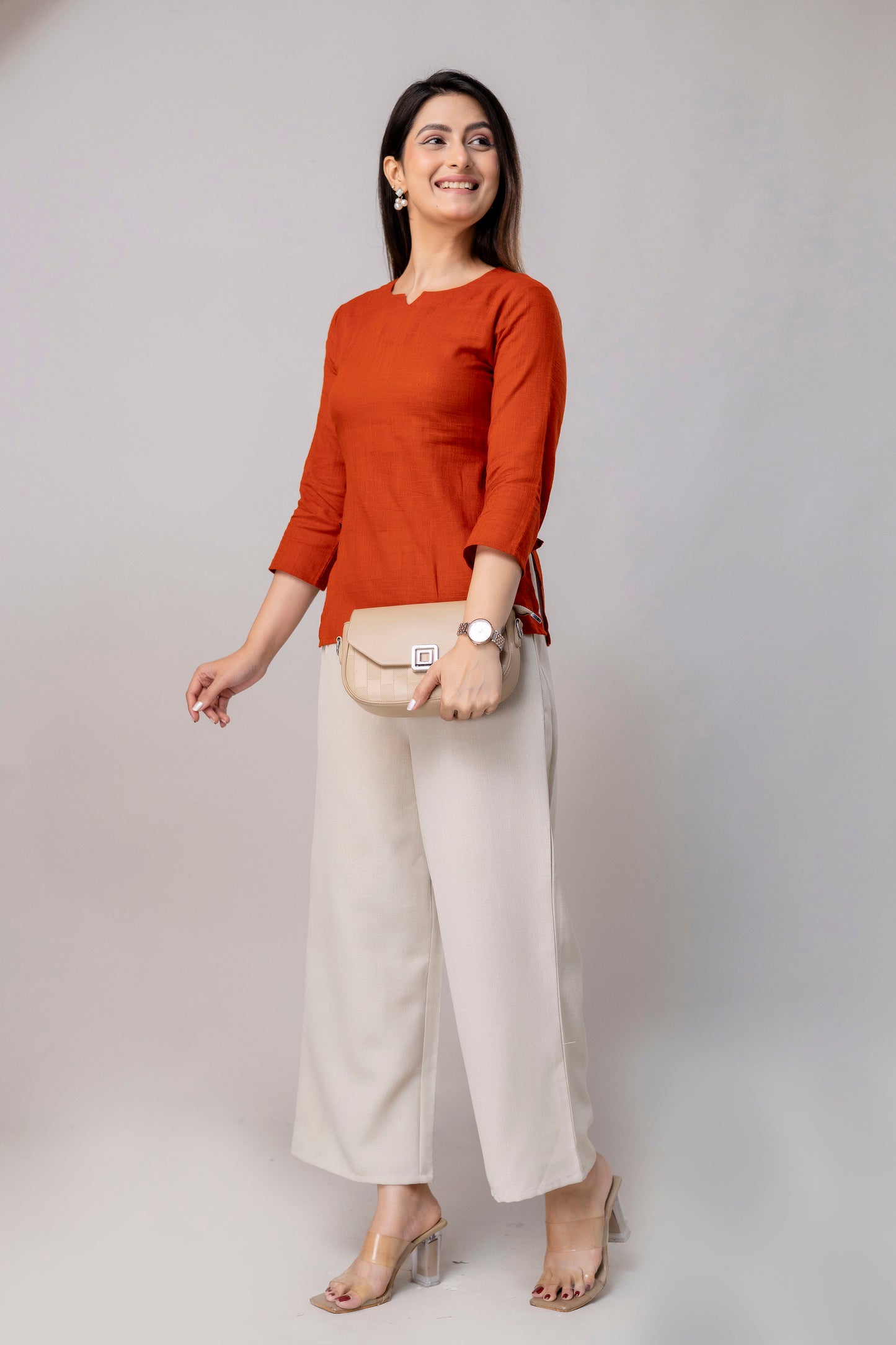 Short Kurta with Adjustable waist