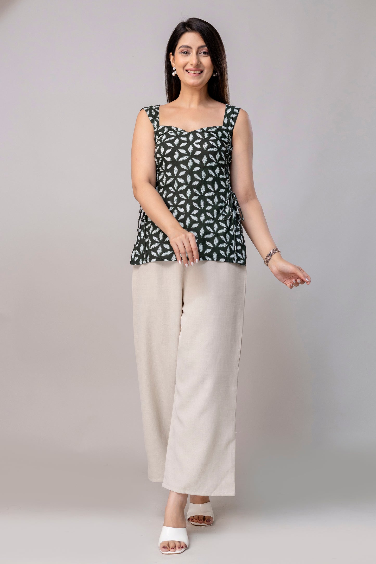 Aranya Verde - Side cord Kurtis