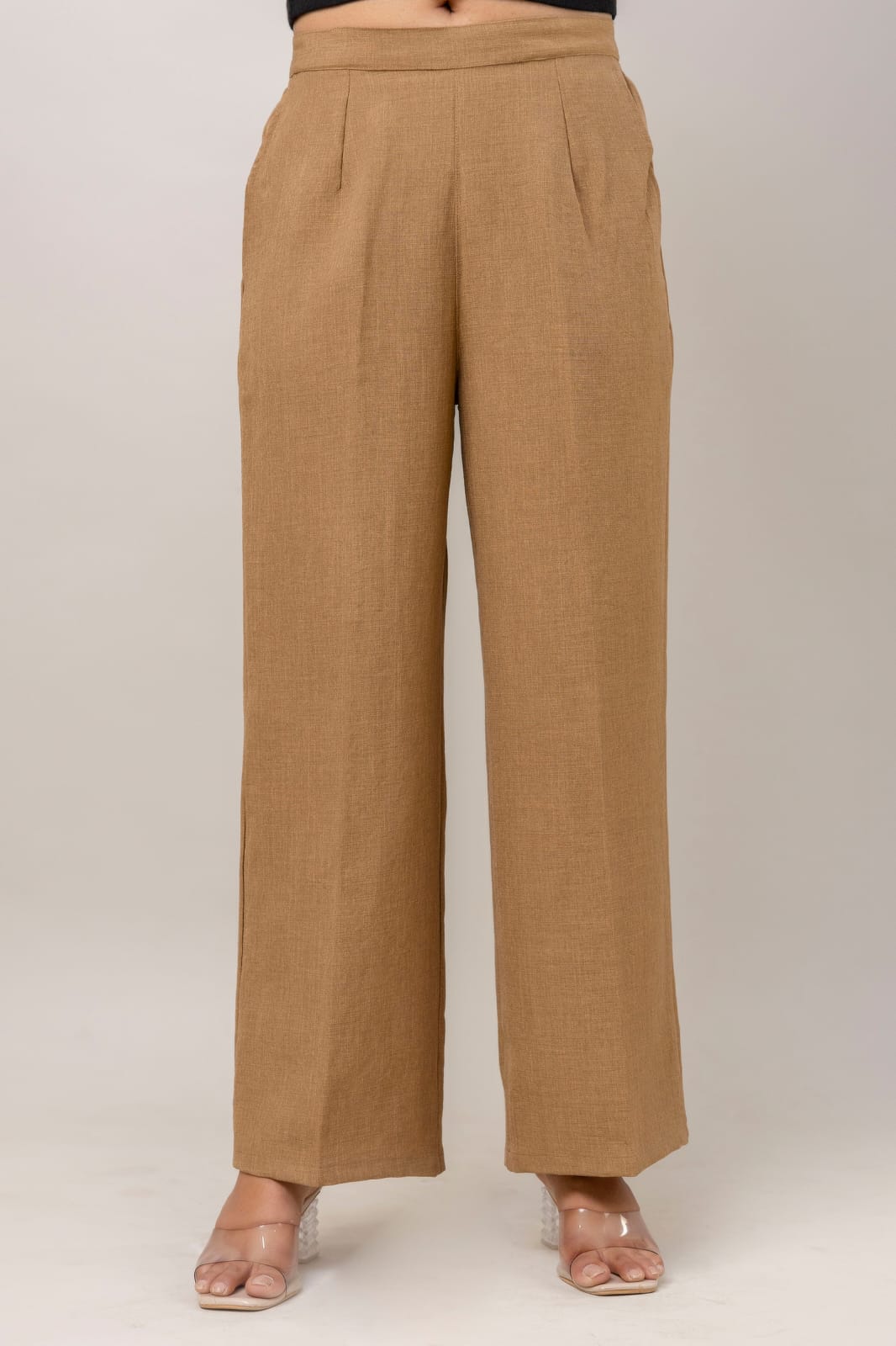 Women Brown Wide Leg Pant