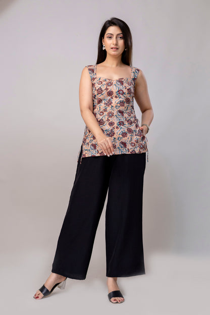 Flawervelly – Side cord kurtis