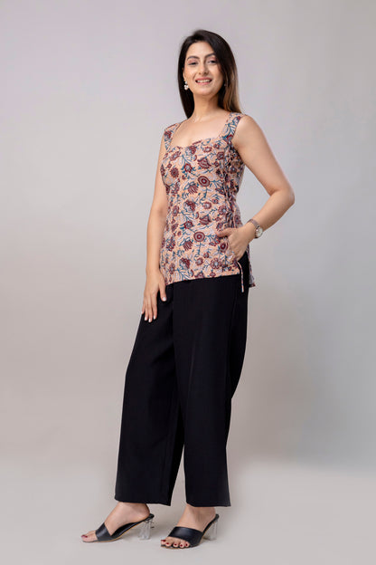 Flawervelly – Side cord kurtis