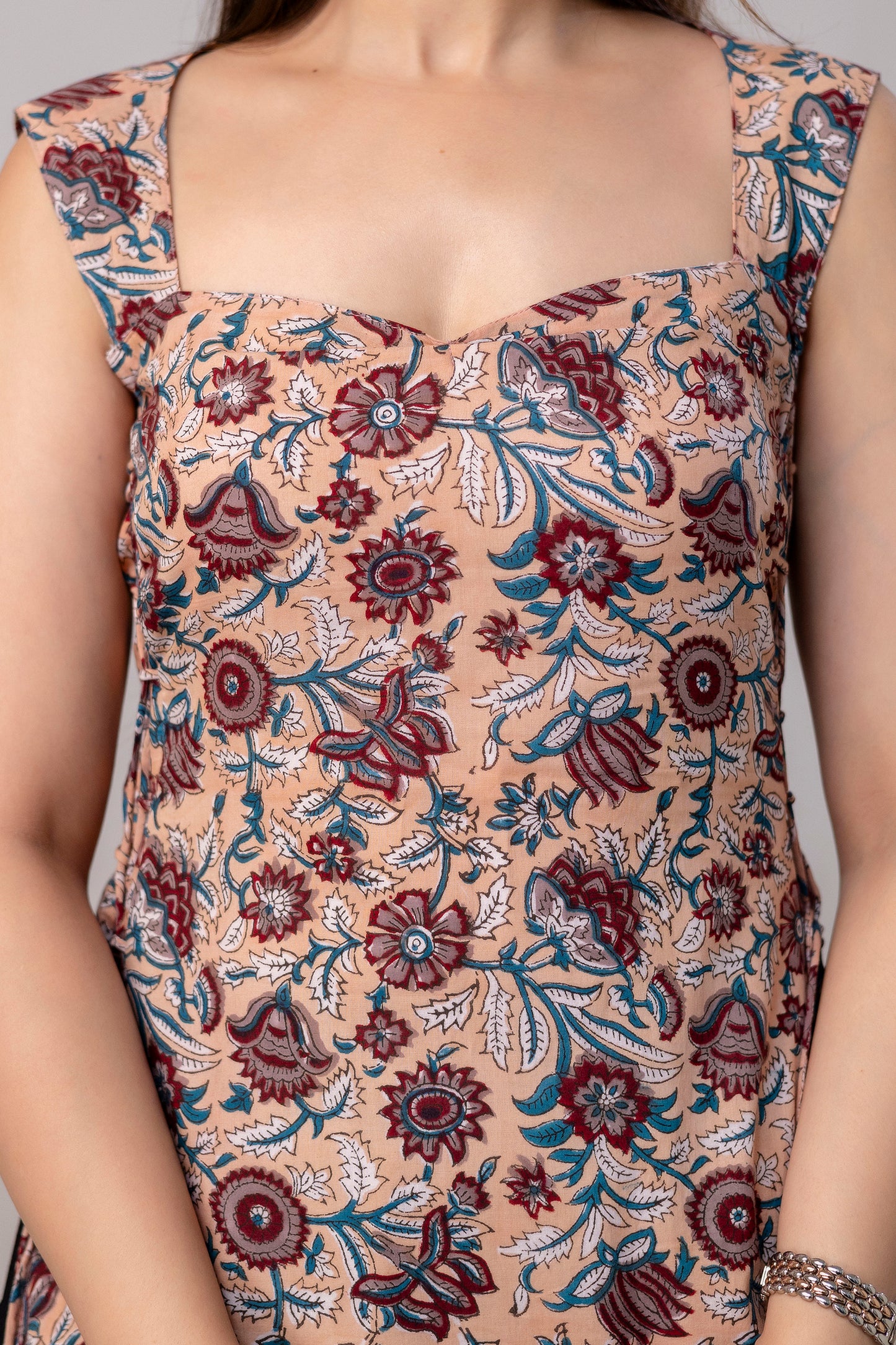 Flawervelly – Side cord kurtis