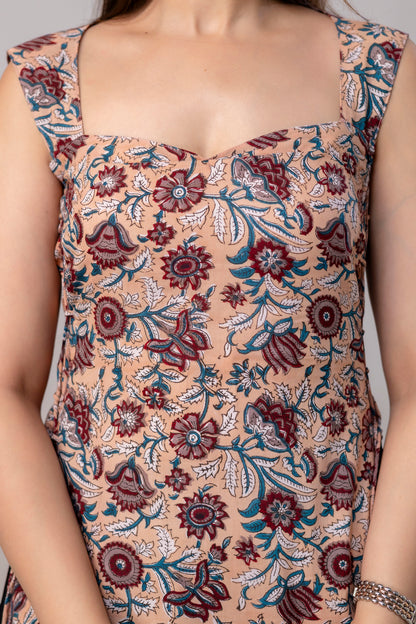 Flawervelly – Side cord kurtis