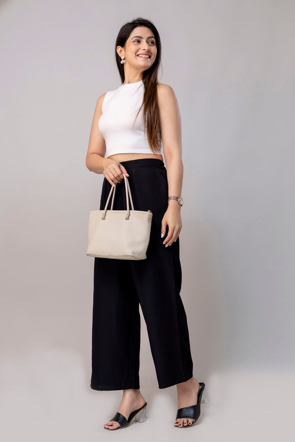 Women Black Wide Leg Pant