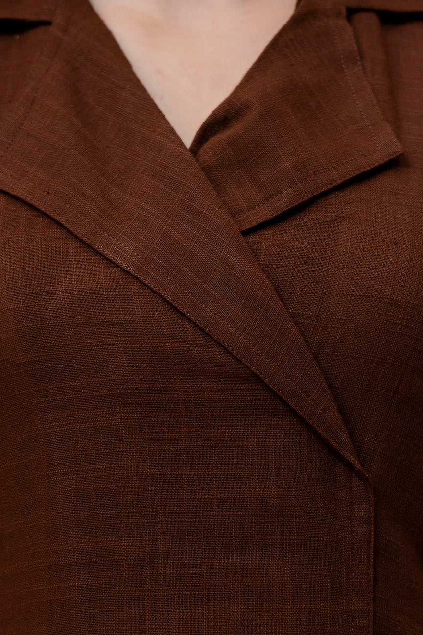 Cotton Classic Brown Long Kurta