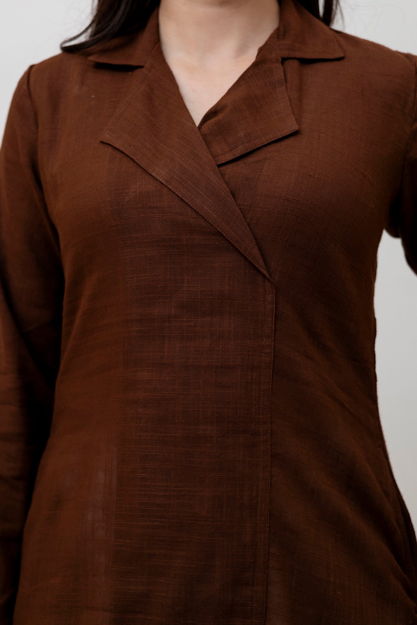 Cotton Classic Brown Long Kurta