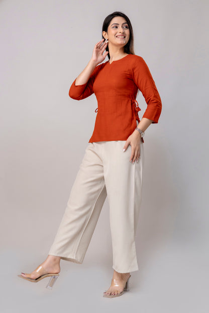 Short Kurta with Adjustable waist
