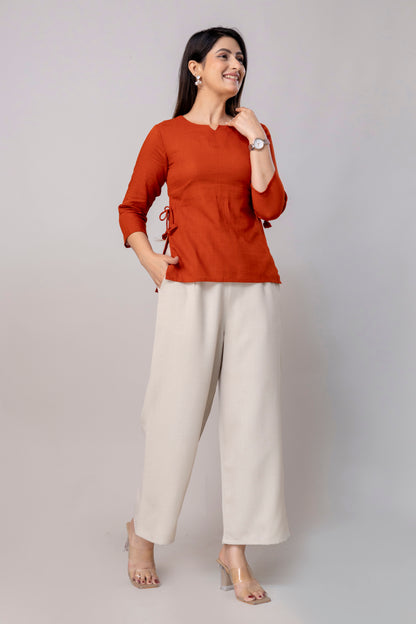 Short Kurta with Adjustable waist