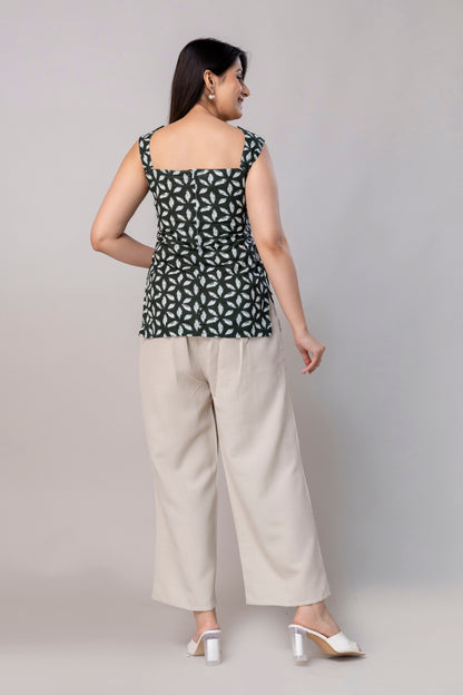 Aranya Verde - Side cord Kurtis