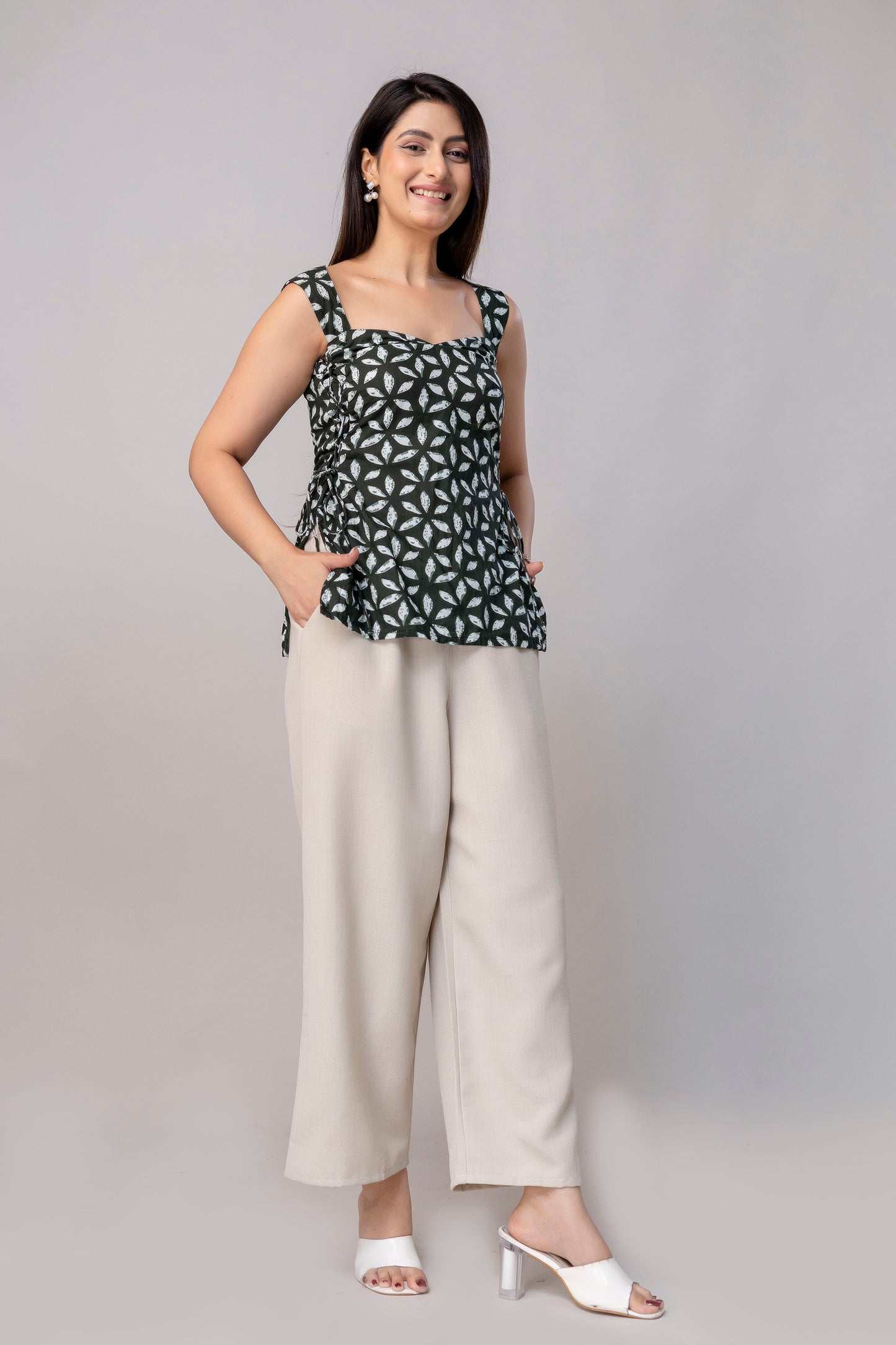 Aranya Verde - Side cord Kurtis